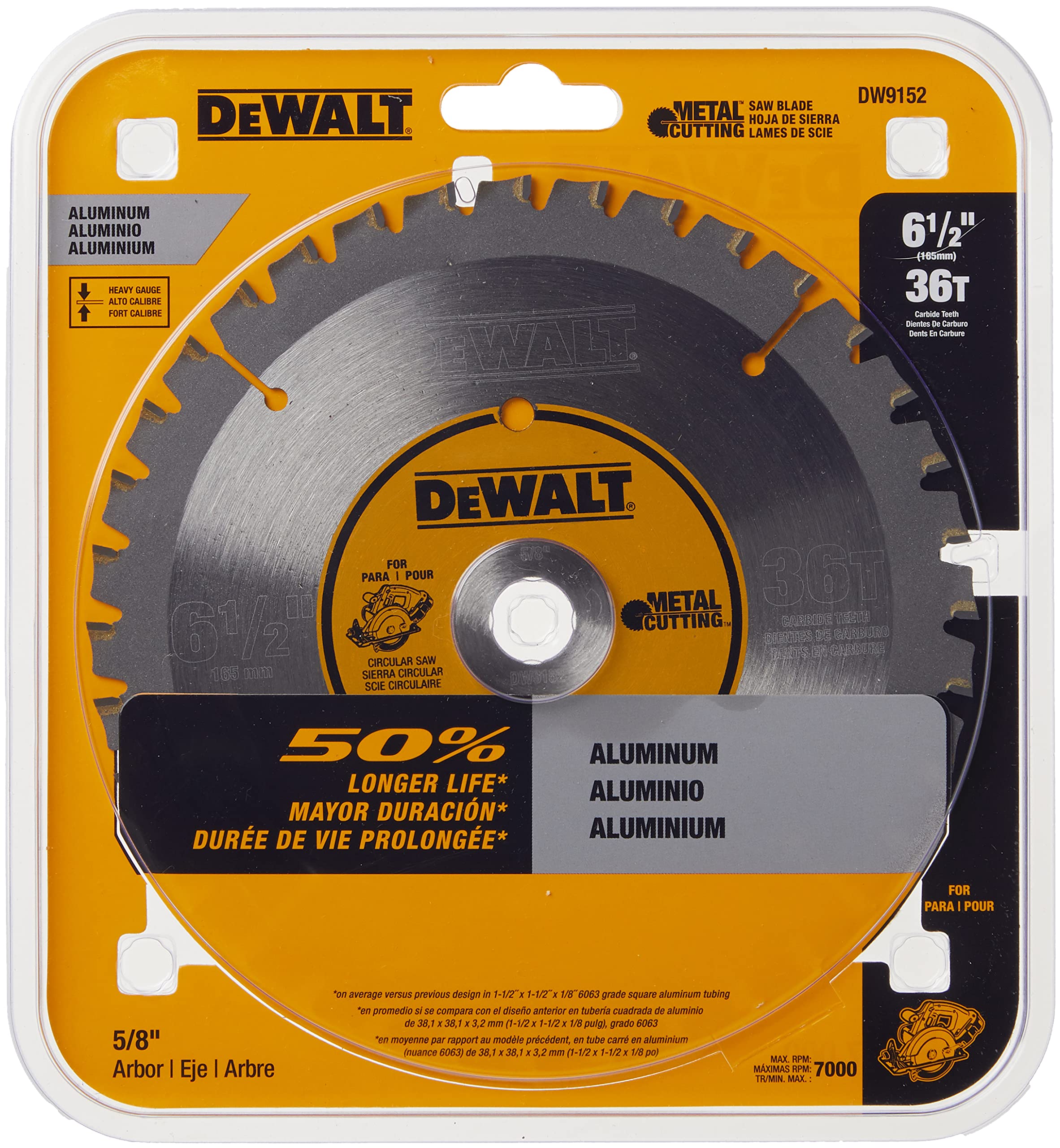 dewalt-dw9152-6-1-2-inch-36-tooth-aluminum-cutting-circular-saw-blade image 2