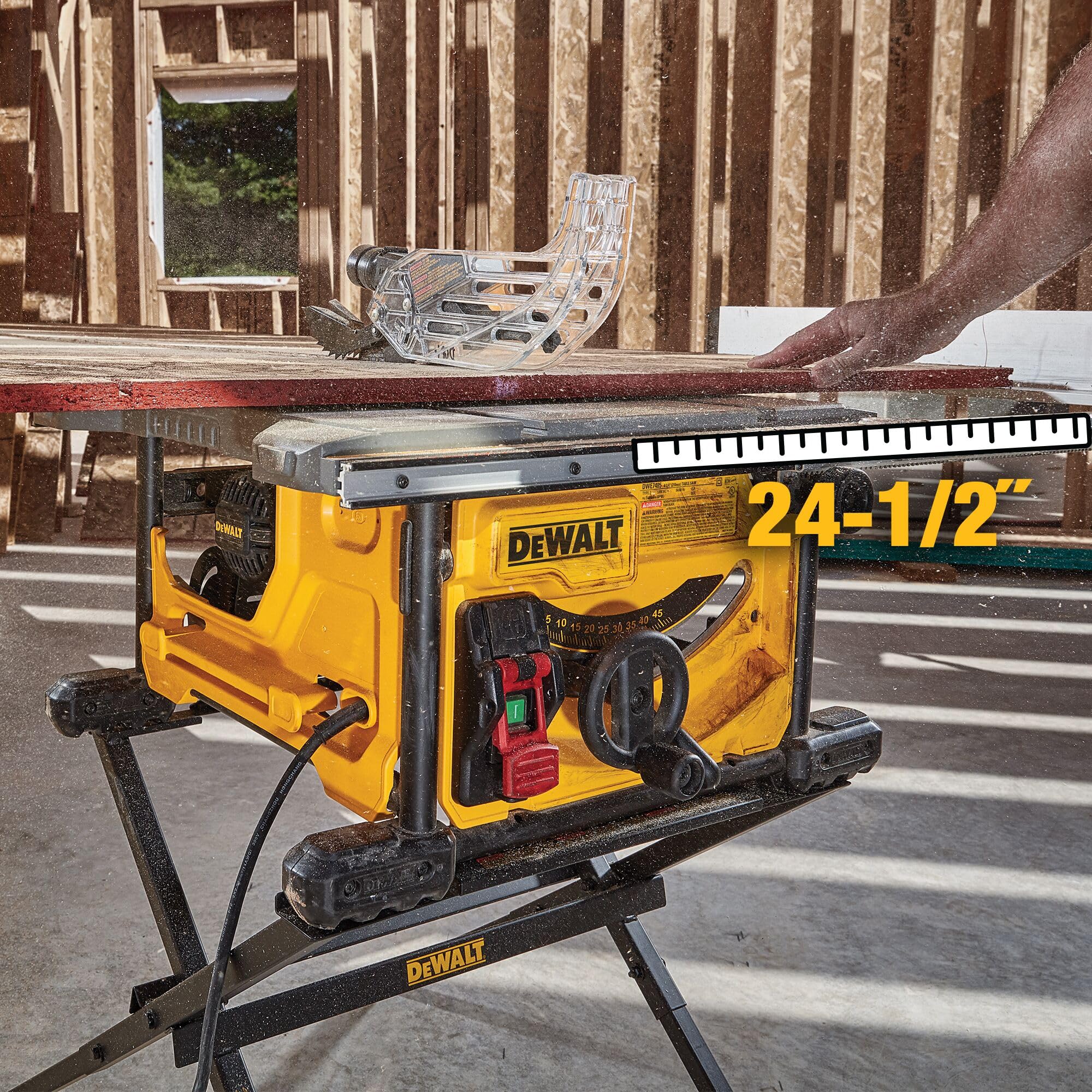 dewalt-15-amp-8-1-4-in-compact-portable-jobsite-table-saw-dwe7485 image 6