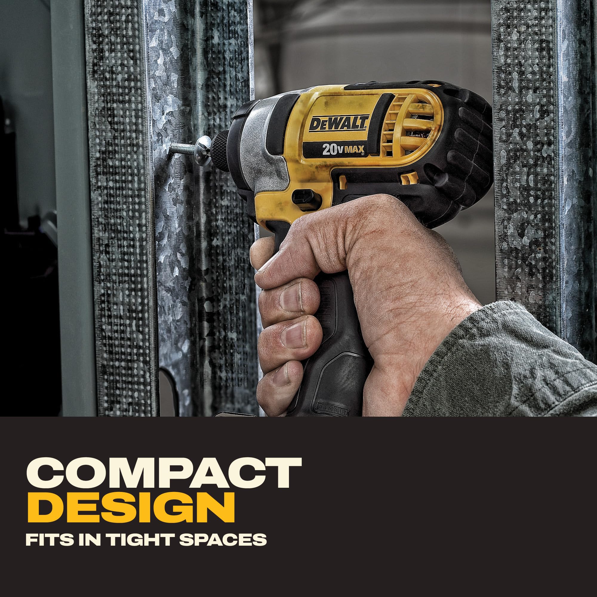 dewalt-20v-max-cordless-drill-impact-driver-combo-kit-with-2-batteries-charger-a image 7