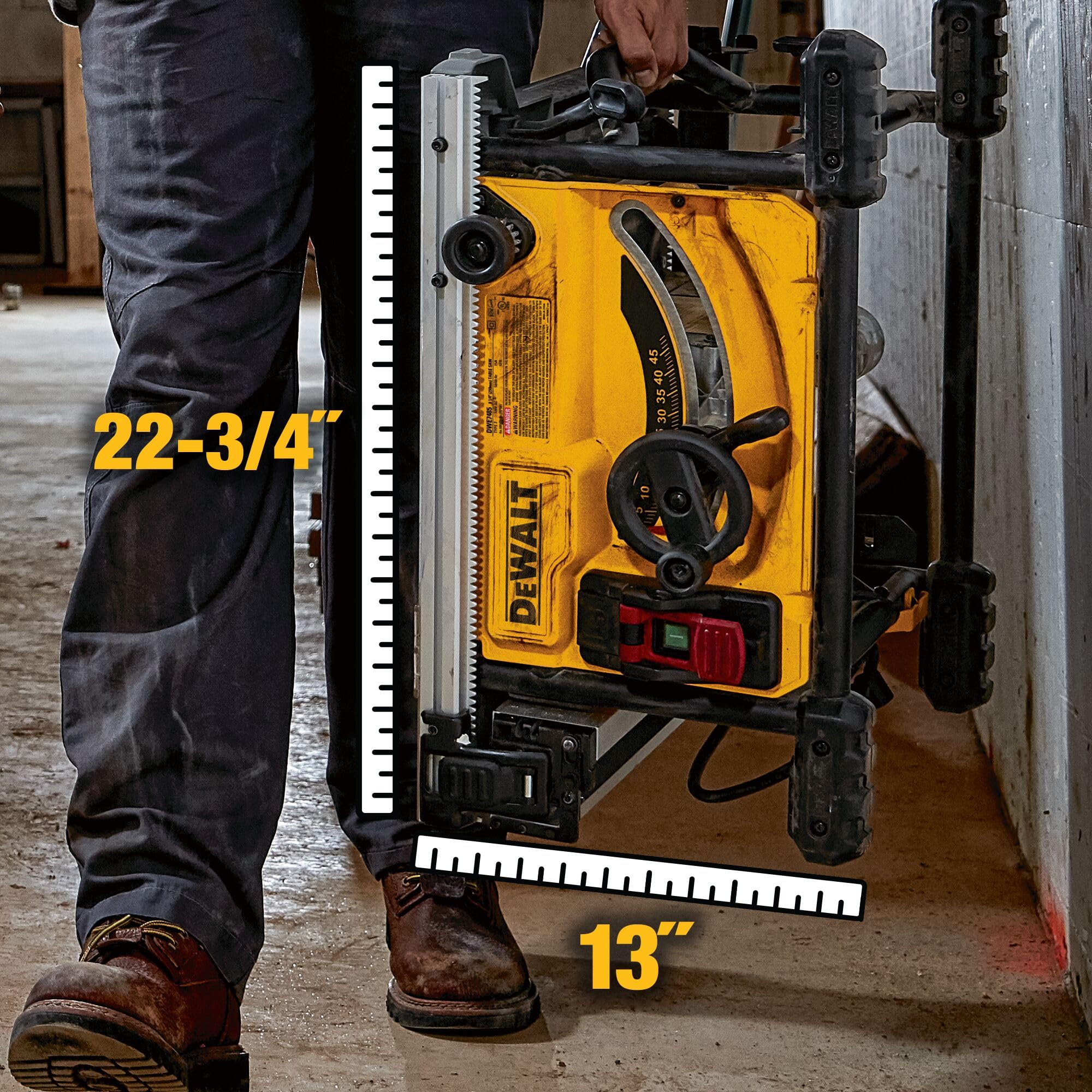 dewalt-15-amp-8-1-4-in-compact-portable-jobsite-table-saw-dwe7485 image 4
