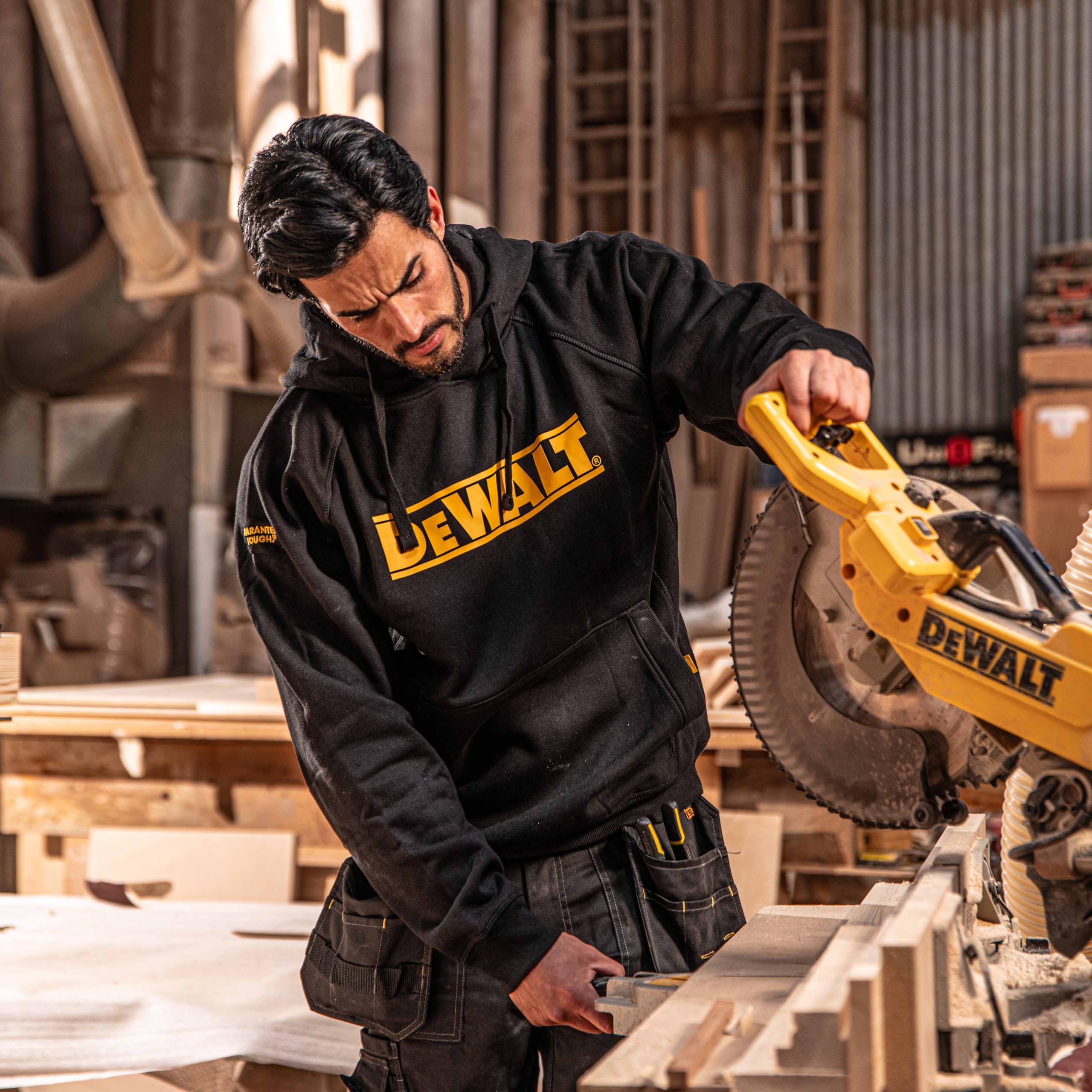 dewalt-dxww50015-men-s-polycotton-carrier-hoodie image 2