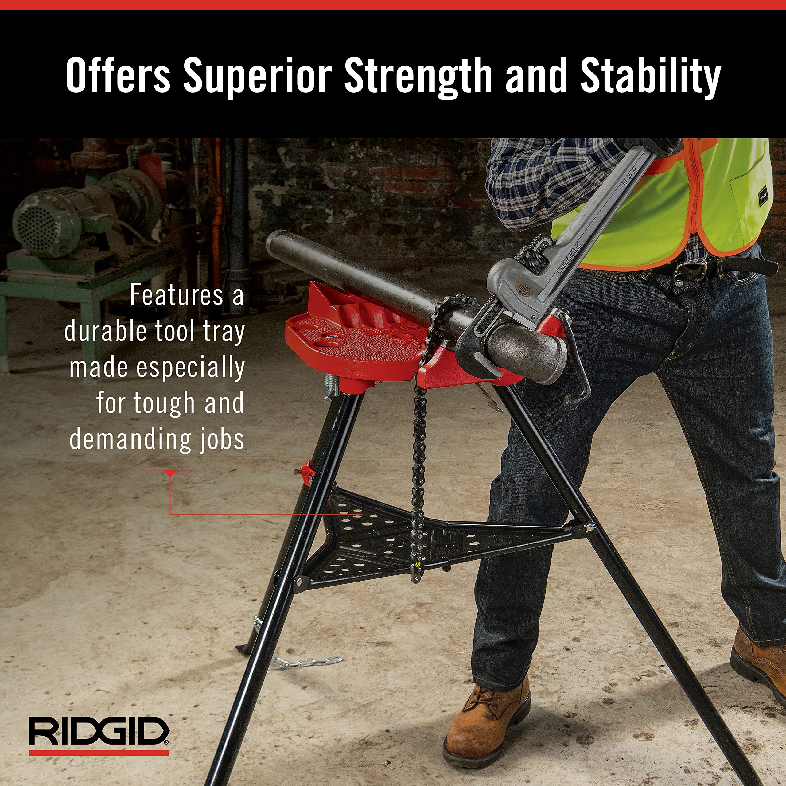 ridgid-36273-portable-tristand-chain-vise-red image 4