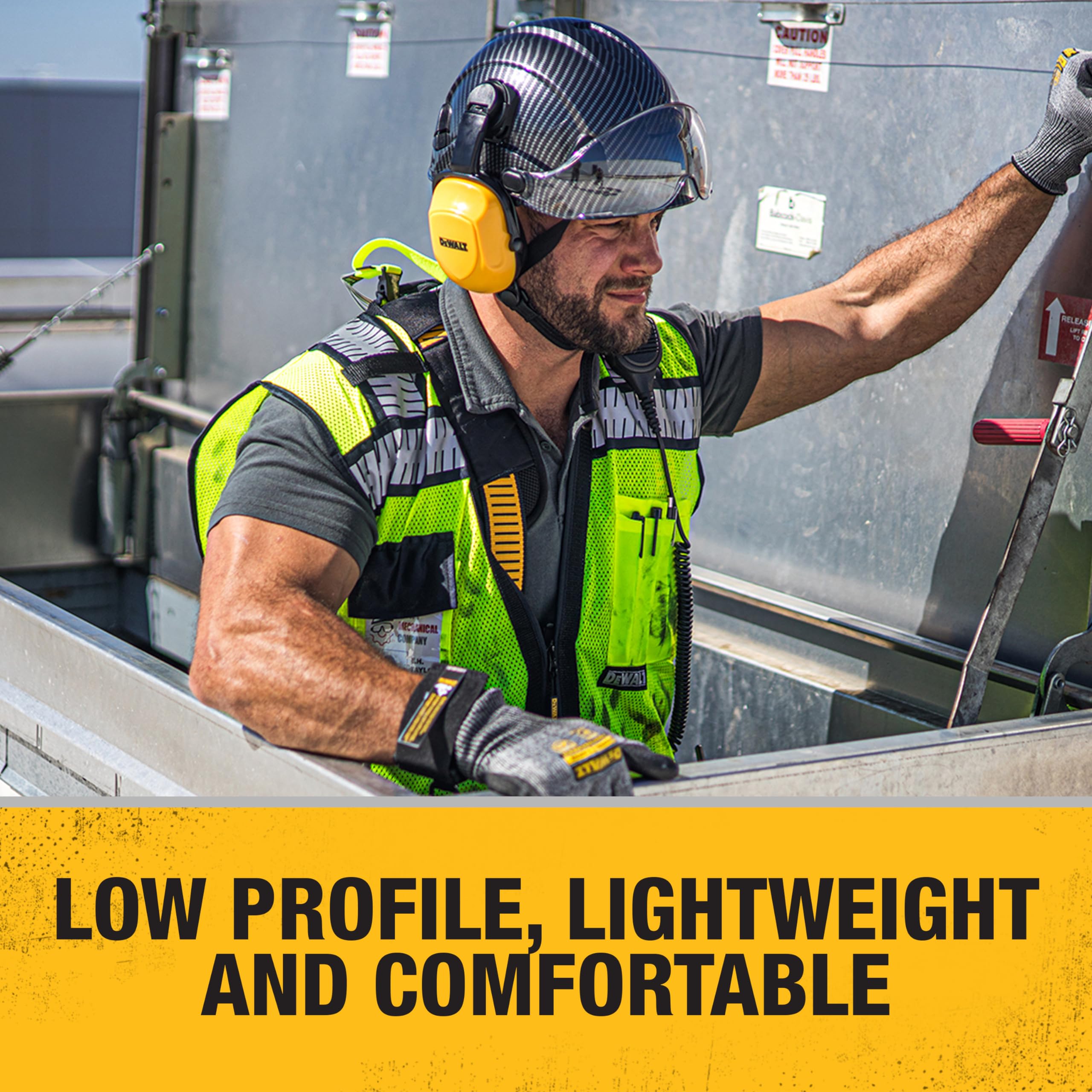 dewalt-dpg660-dielectric-cap-mount-earmuff-yellow-black-nrr-25 image 7