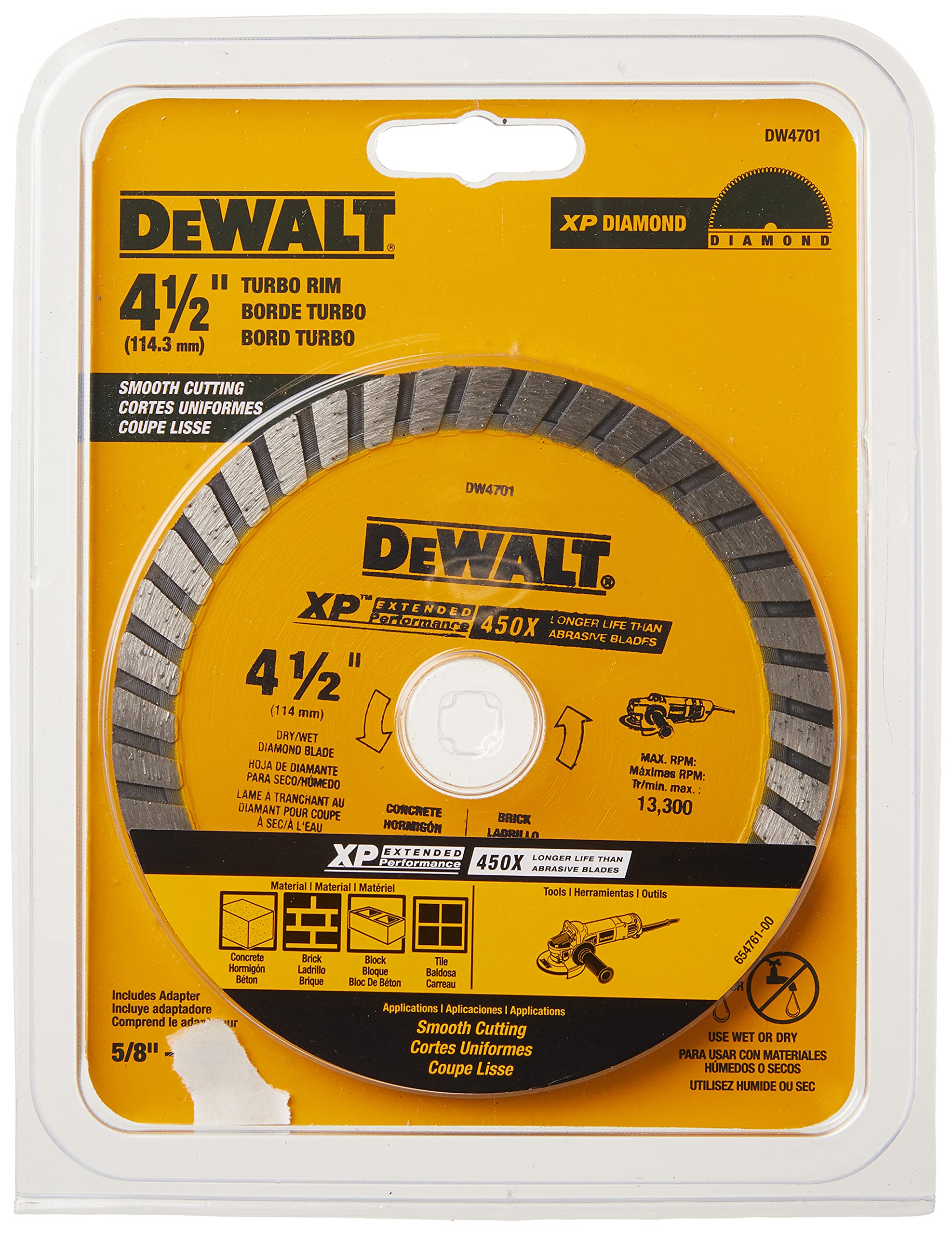 dewalt-dw4701-4-1-2-inch-continuous-rim-diamond-blade-dry-or-wet-cutting-7-8-inc image 2