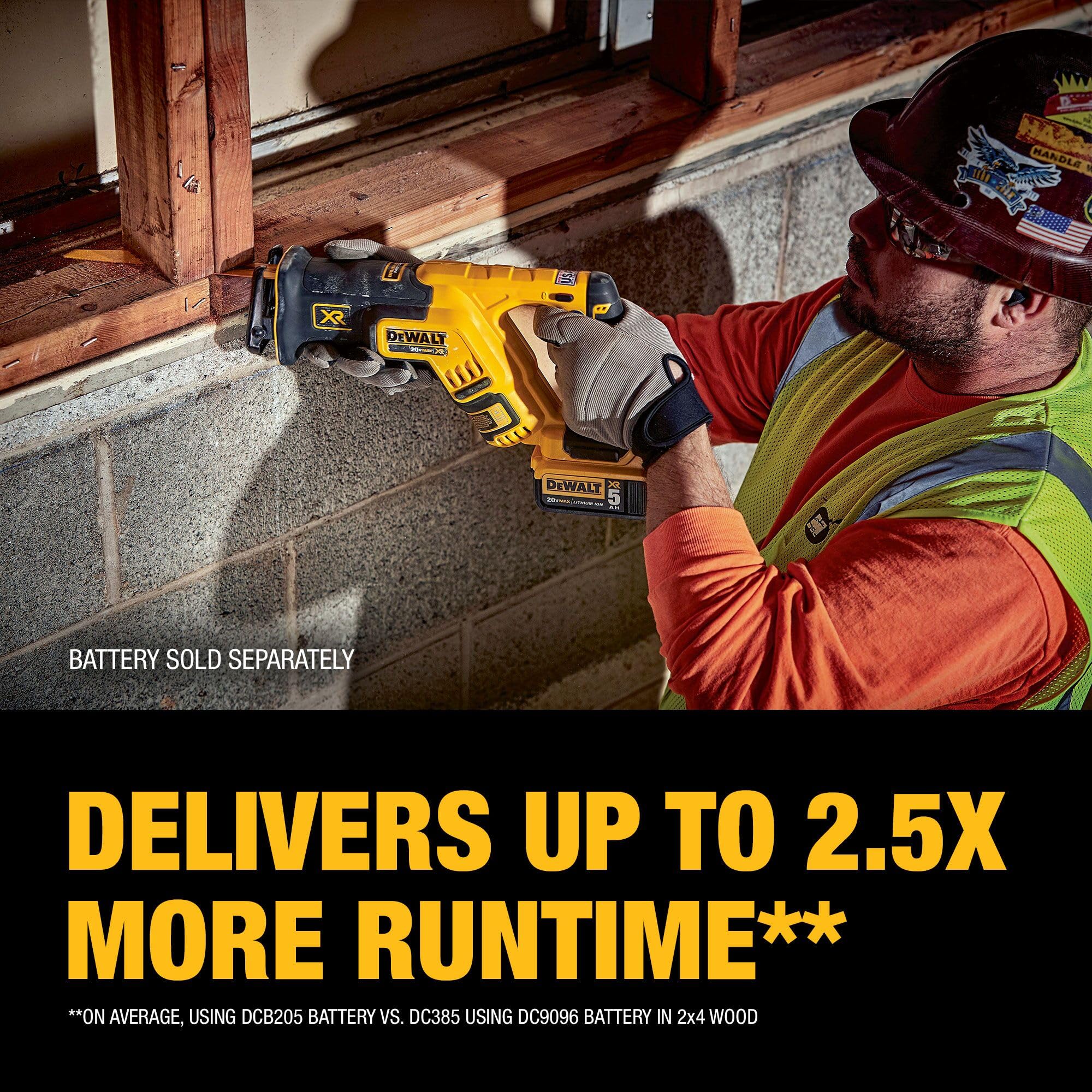 dewalt-20v-max-xr-compact-reciprocating-saw-with-4-position-blade-clamp-brushles image 3