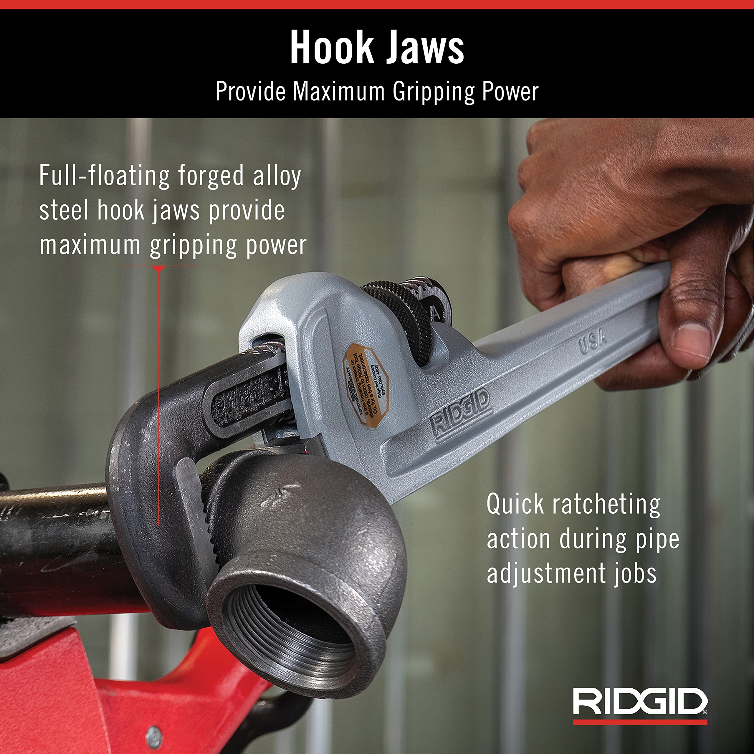 ridgid-31095-model-814-14-inch-aluminum-straight-pipe-wrench image 5