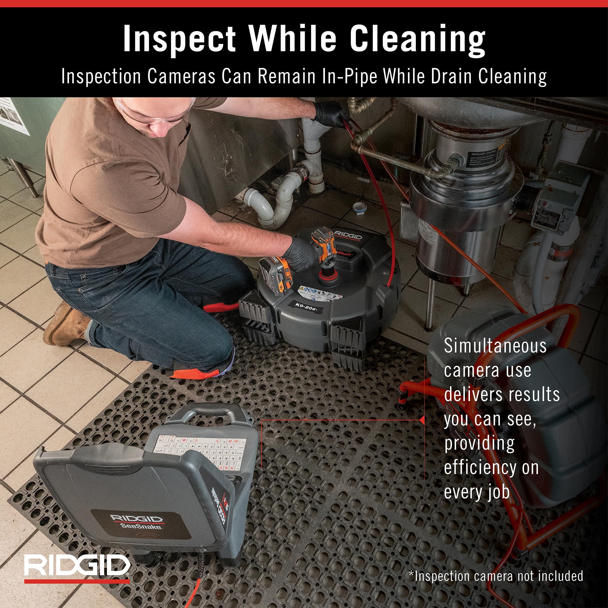 ridgid-76198-flexshaft-k9-204-drain-cleaning-machine-70-ft-cable-for-2-to-4-pipe image 5