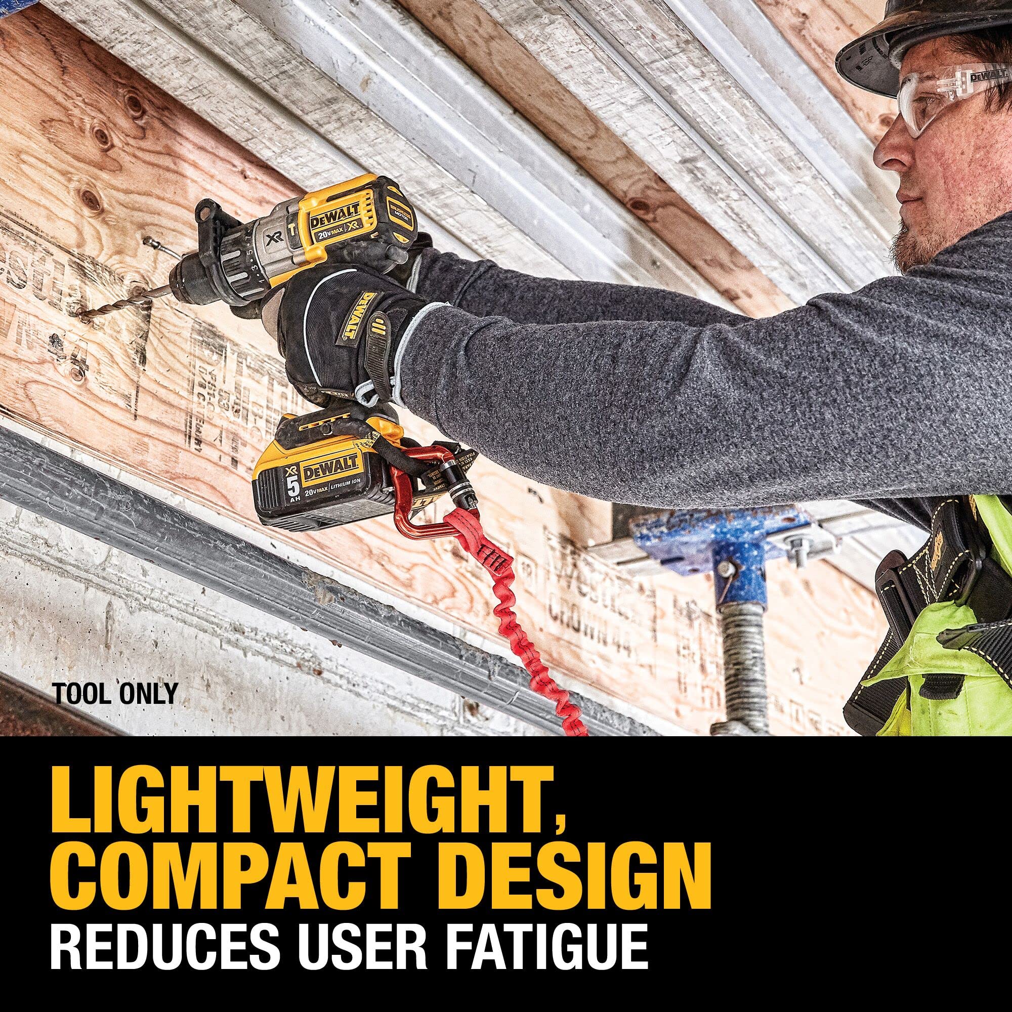 dewalt-20v-max-xr-brushless-hammer-drill-driver-1-2-inch-3-speed-dcd996b-tool-on image 6
