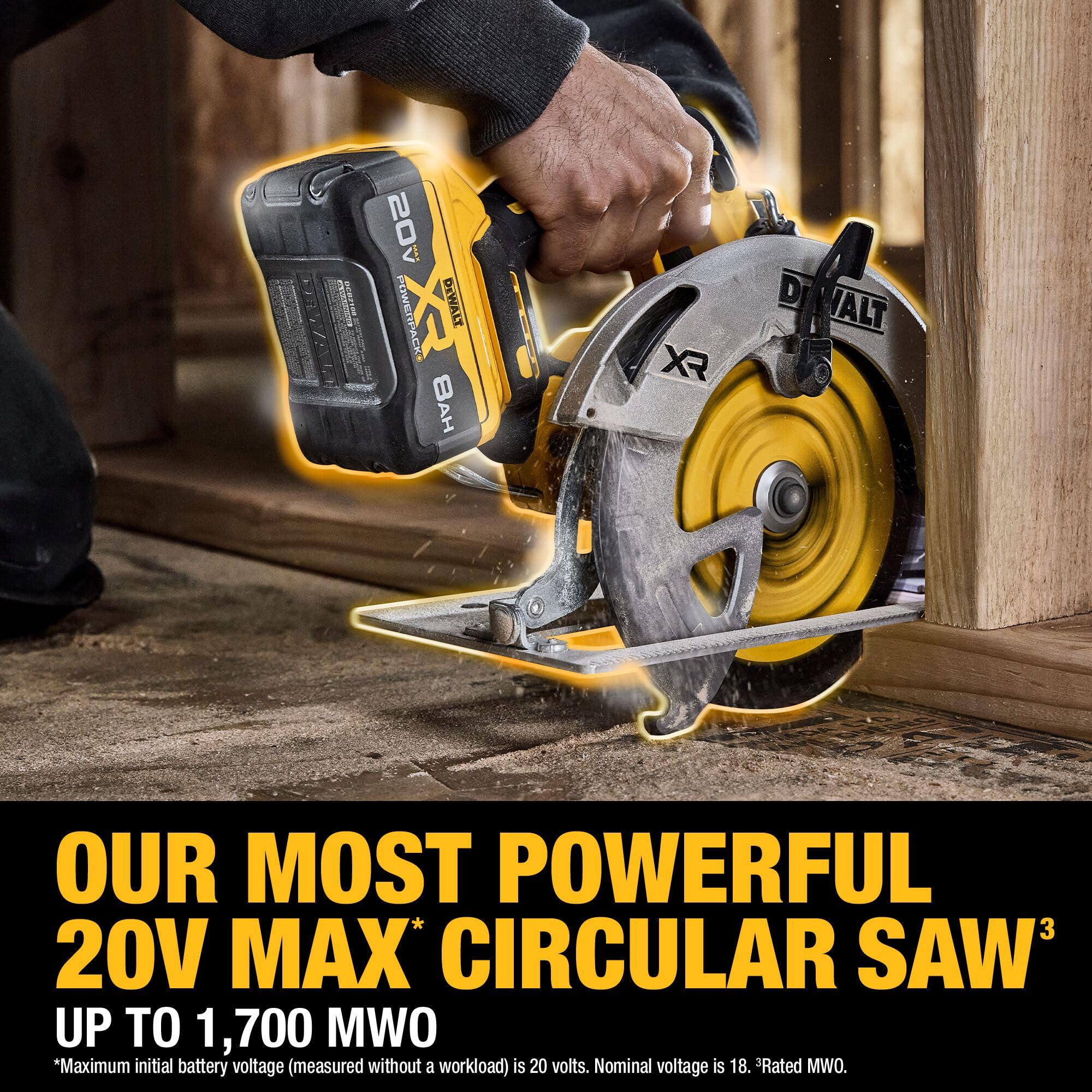 dewalt-dcs590ww1-20v-max-xr-7-1-4-circular-saw-kit-with-battery-charger image 4