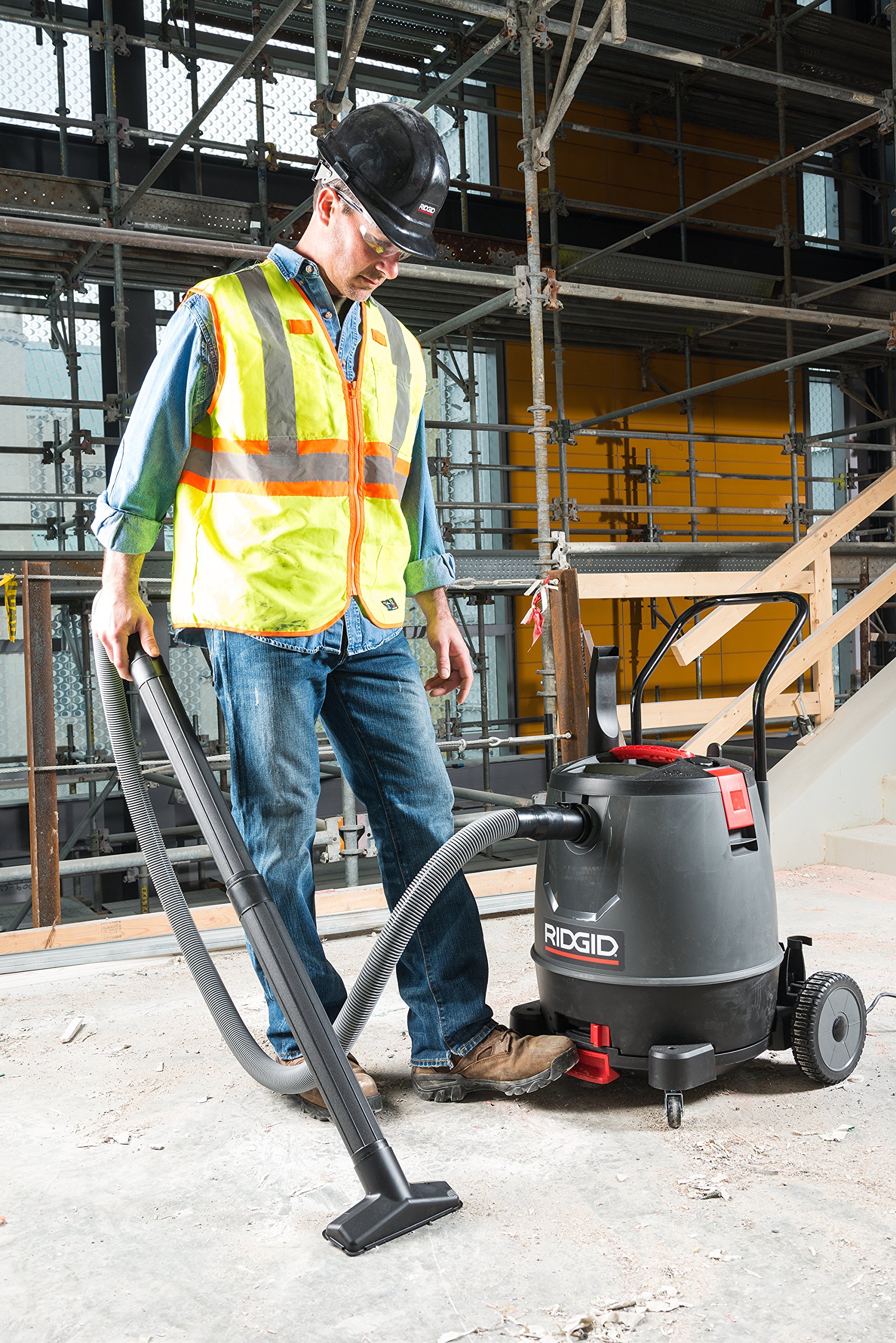 ridgid-50338-1650rv-16-gallon-wet-dry-shop-vacuum-with-cart-6-5-peak-hp image 6