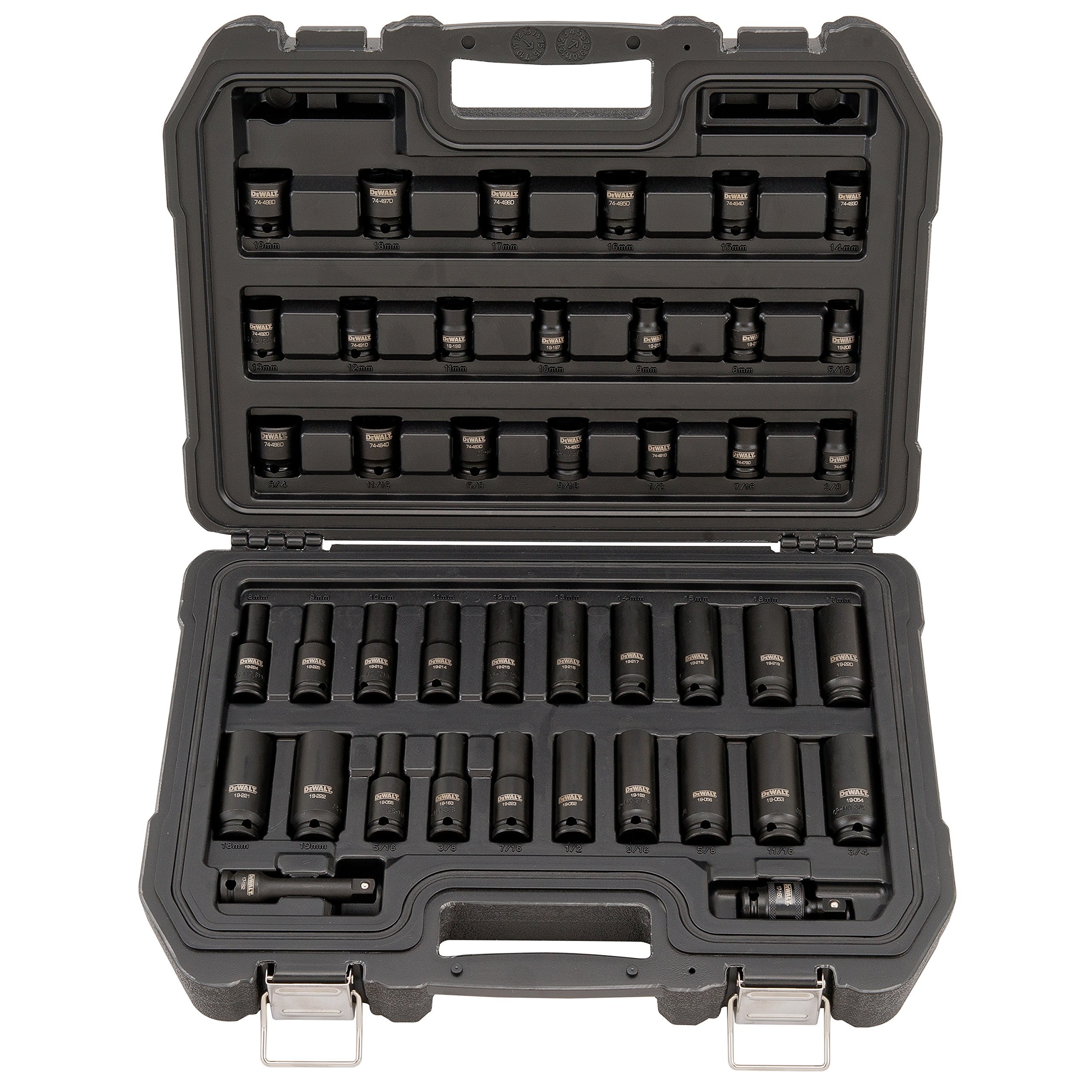 dewalt-impact-socket-set-3-8-inch-drive-sae-metric-42-piece-dwmt19248 image 2