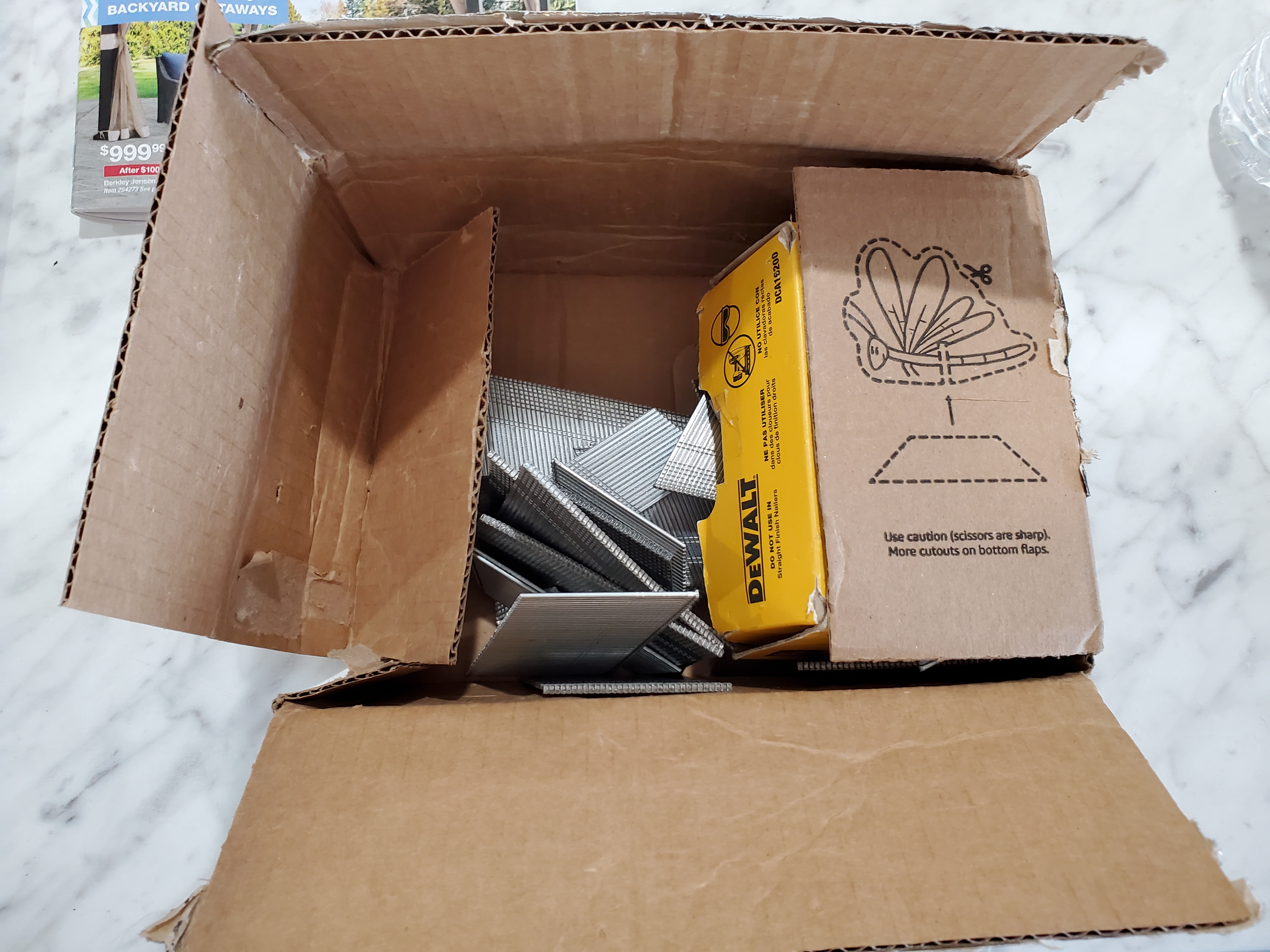 Good value, a few bent nails